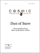 Dust of Snow Unison/Two-Part choral sheet music cover